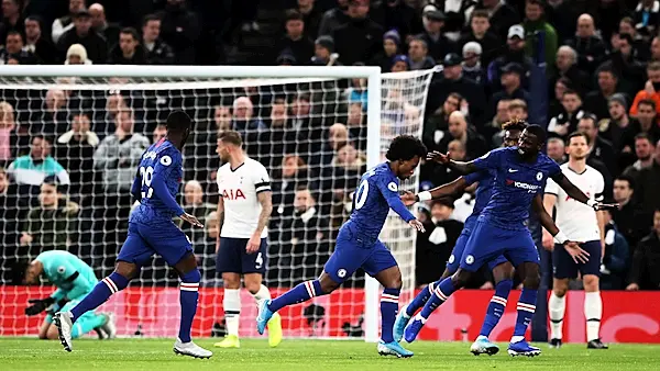 Chelsea’s win at 10-man Spurs overshadowed by alleged racist abuse of Rudiger