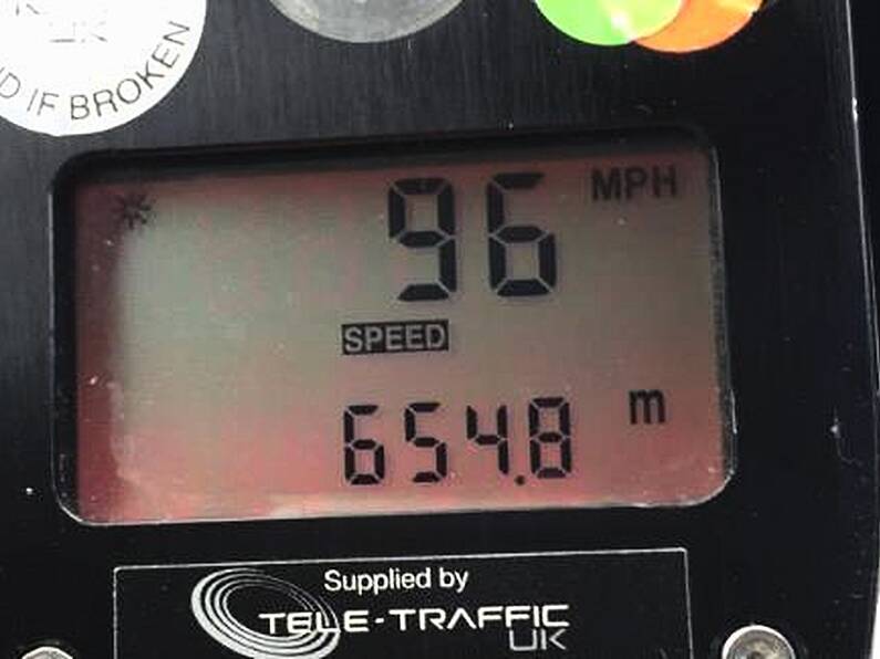 Driver clocked doing 99 in a 50 zone in Clonmel