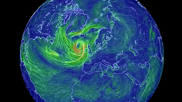 Storm Brendan: 'Gusts into the red just on the coast' in north-west; More than 30,000 without power