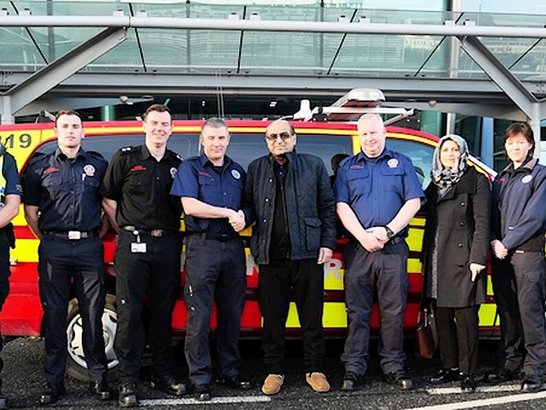 Cardiologist praises Dublin Airport first responders who saved his life after 17 minutes down