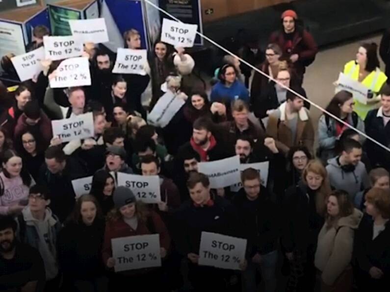 UCD students protest planned rent hikes at 'most expensive on-campus accommodation' in Ireland