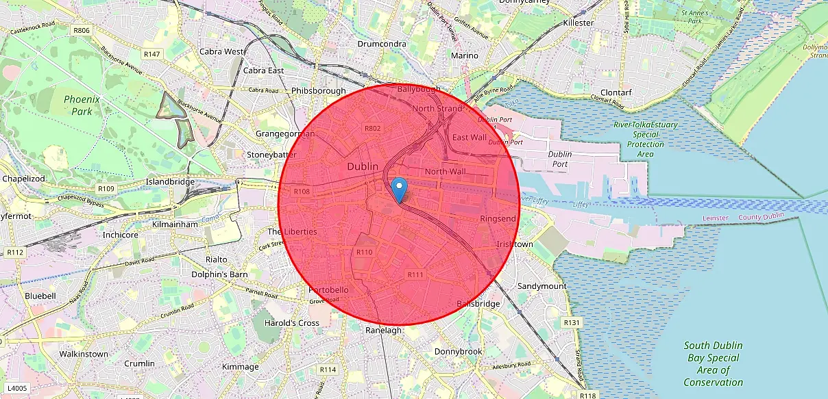 Website shows you how far you can roam from home without breaking Covid-19 restrictions