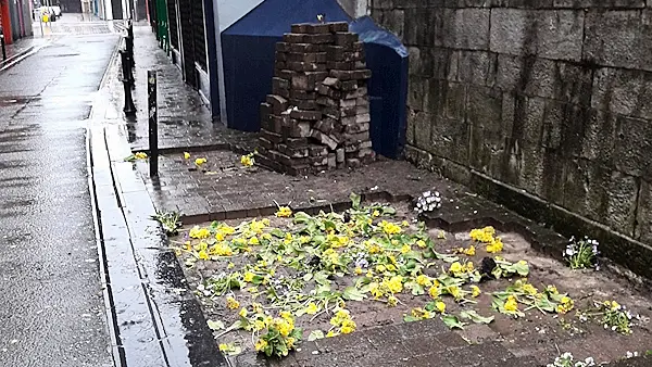 Gardaí investigating damaged pavements in Cork city