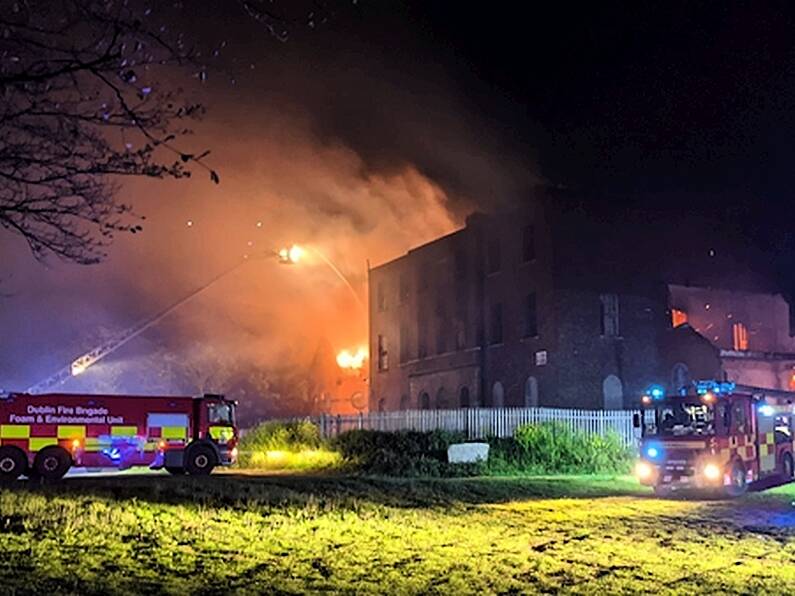 Over 20 firemen called to battle blaze at former Dublin school