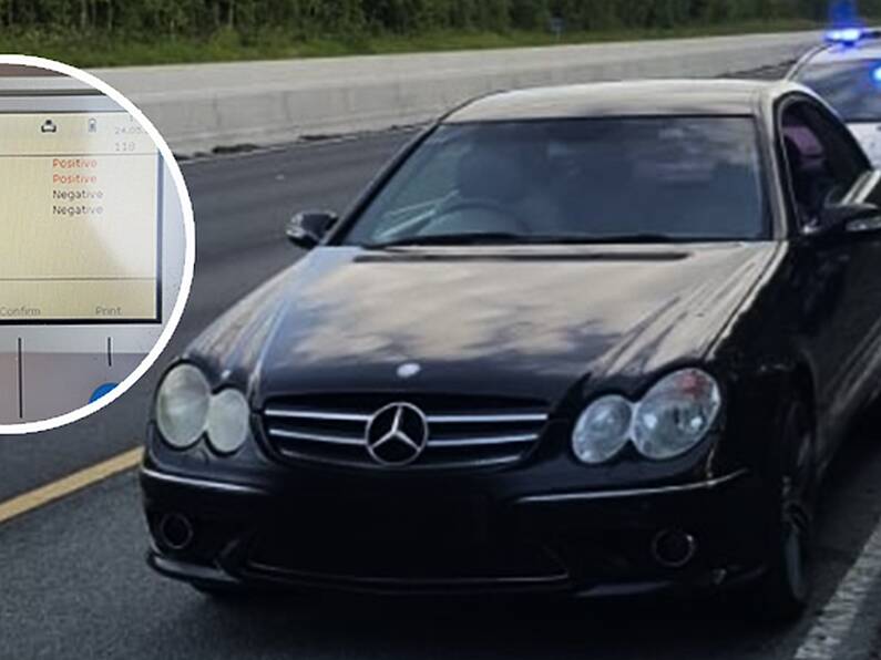 Gardaí stop Merc driver who was 'smoking heroin while driving'