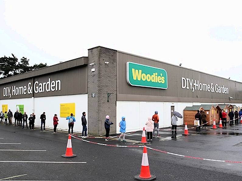 Large queues reported at hardware stores as shops reopen