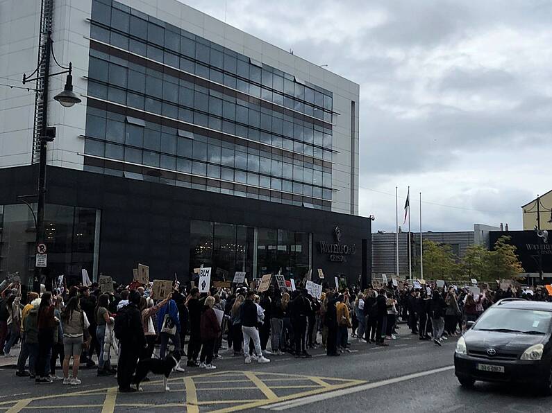 Around 400 demonstrate in Waterford for Black Lives Matter