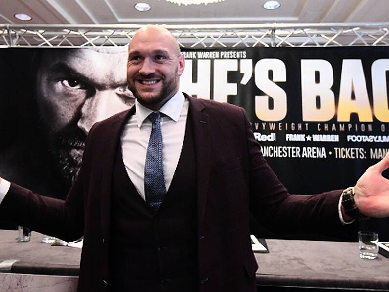 Tyson Fury training despite retirement