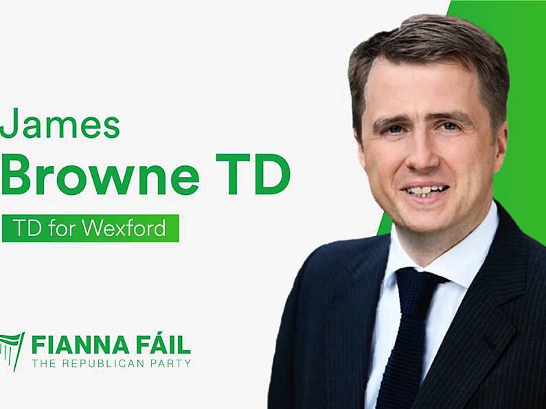 Wexford TD James Browne has been appointed Minister of State at the Department of Justice