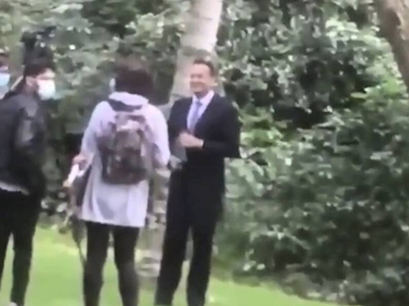 Video shows woman throwing drink in Leo Varadkar's face