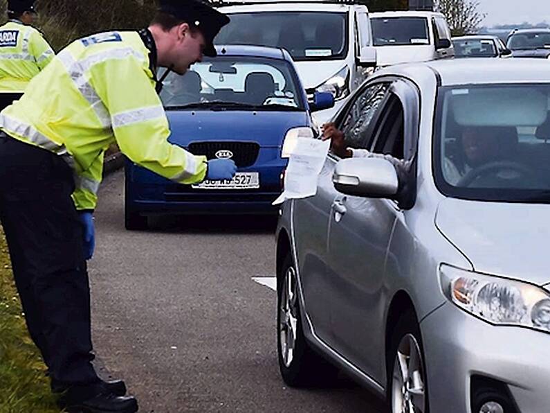 You can expect to see more Gardaí and checkpoints this weekend