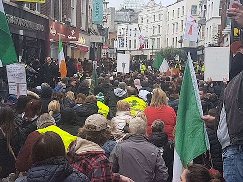 Gardaí investigating organisation of Grafton Street sit-in protest