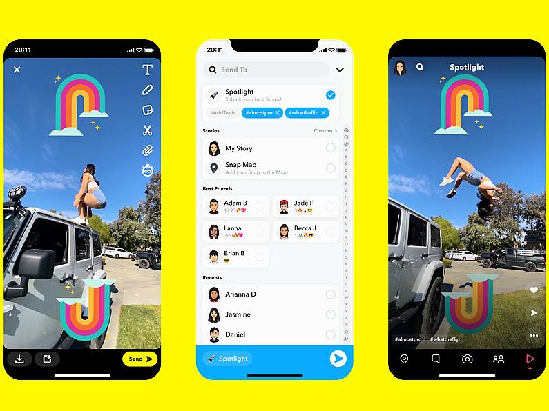 Snapchat launches TikTok-style feed