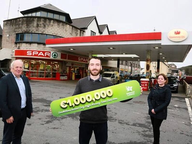 Spar service station sells winning €1m EuroMillions ticket