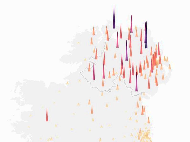 Coronavirus tracker map Ireland: how many cases in your local area?