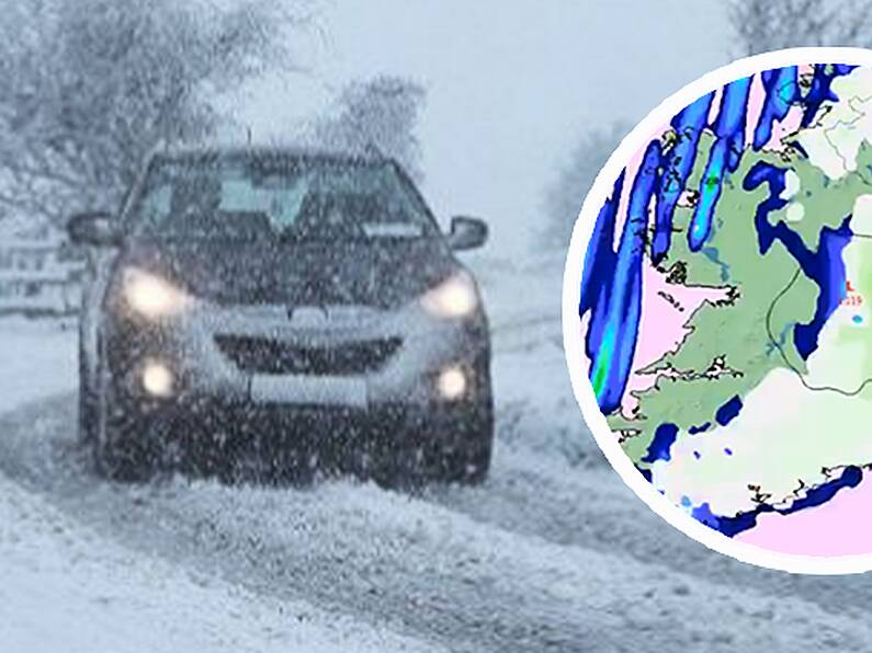 Met Éireann issue snow/ice alert for entire South East