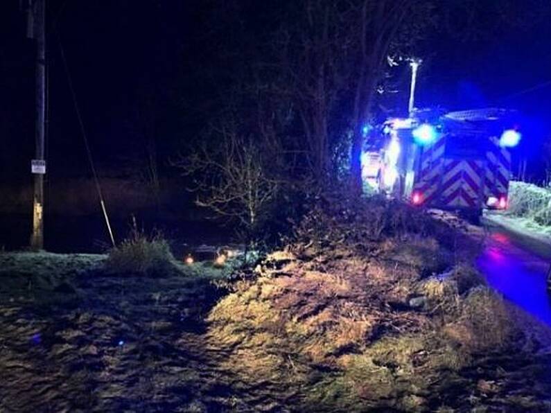 Gardaí rescue woman from car submerged in ‘freezing’ river