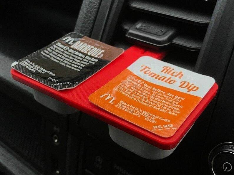 You can now buy McDonald's sauce holders for your car!