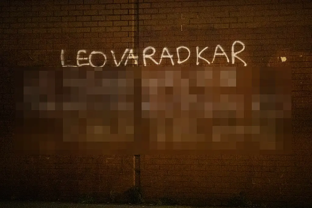 Police investigate graffiti threat with Leo Varadkar's address in Belfast