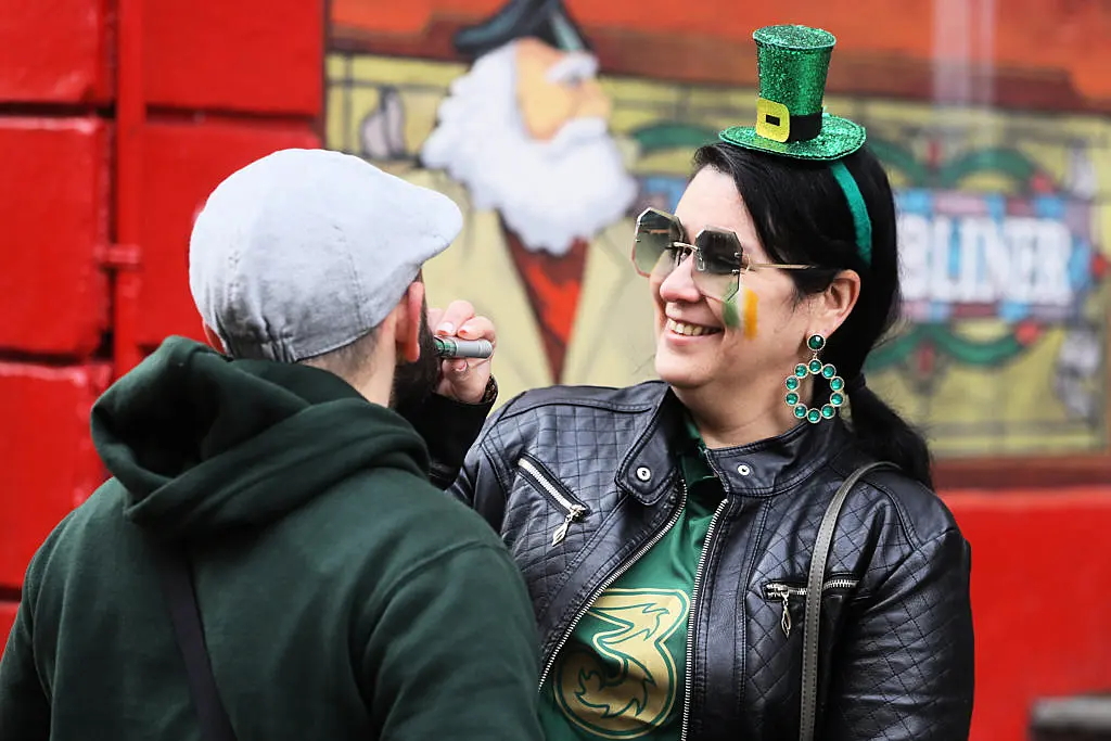 In photos: Revellers celebrate a pandemic St Patrick’s Day