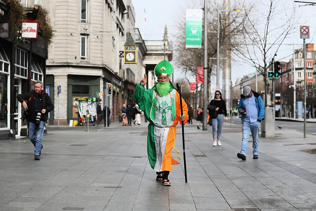 In photos: Revellers celebrate a pandemic St Patrick’s Day