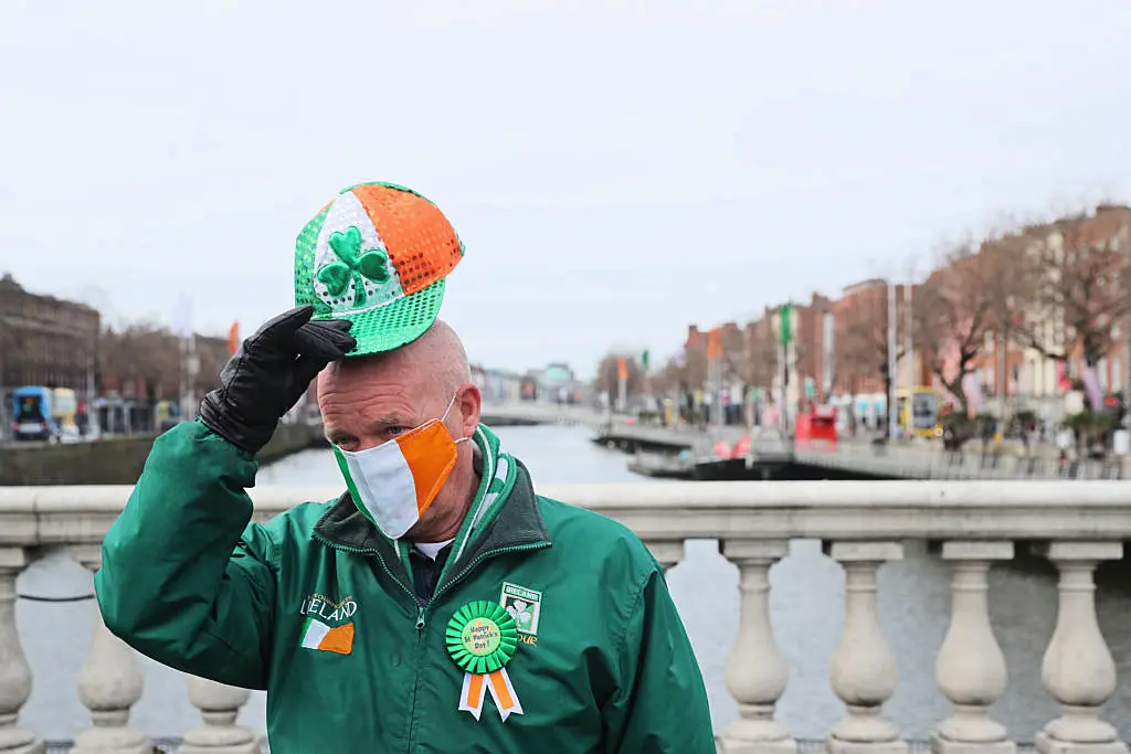 In photos: Revellers celebrate a pandemic St Patrick’s Day