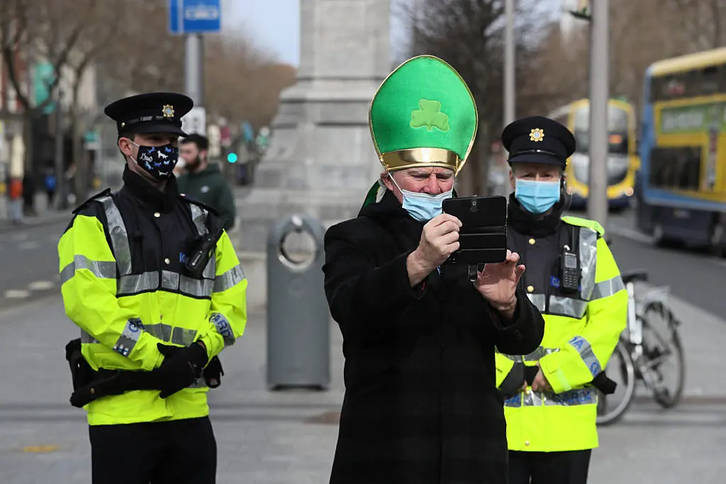 In photos: Revellers celebrate a pandemic St Patrick’s Day