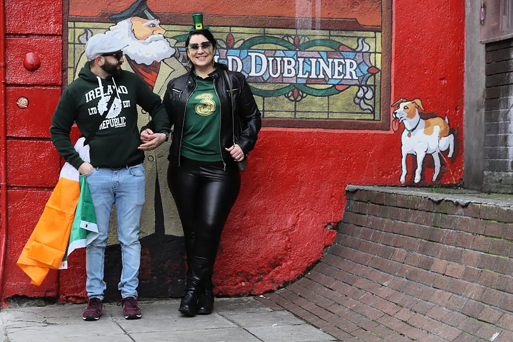 In photos: Revellers celebrate a pandemic St Patrick’s Day