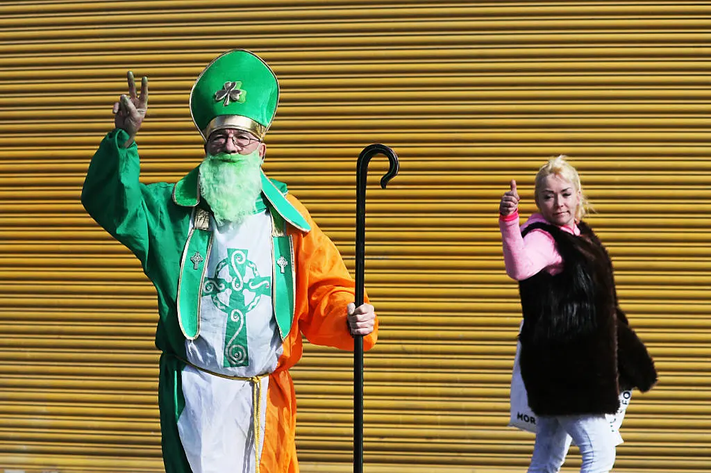 In photos: Revellers celebrate a pandemic St Patrick’s Day