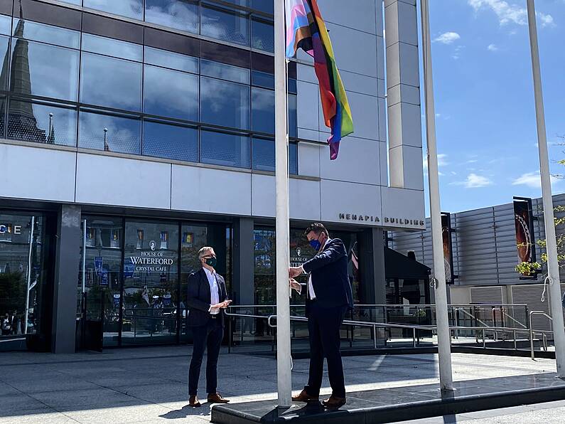 Pride flag re-raised a third time in Waterford