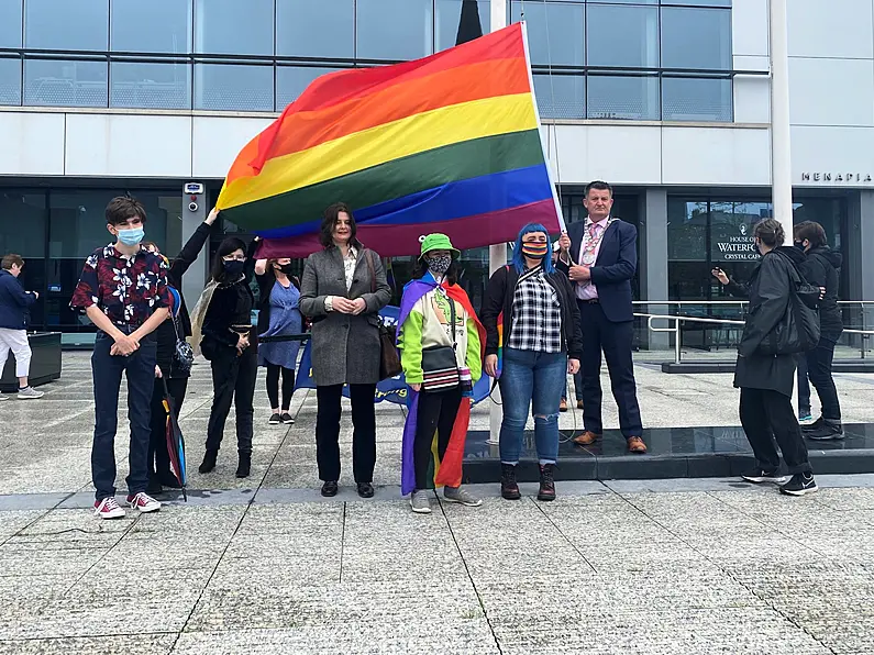 Pride flag re-raised in Waterford City