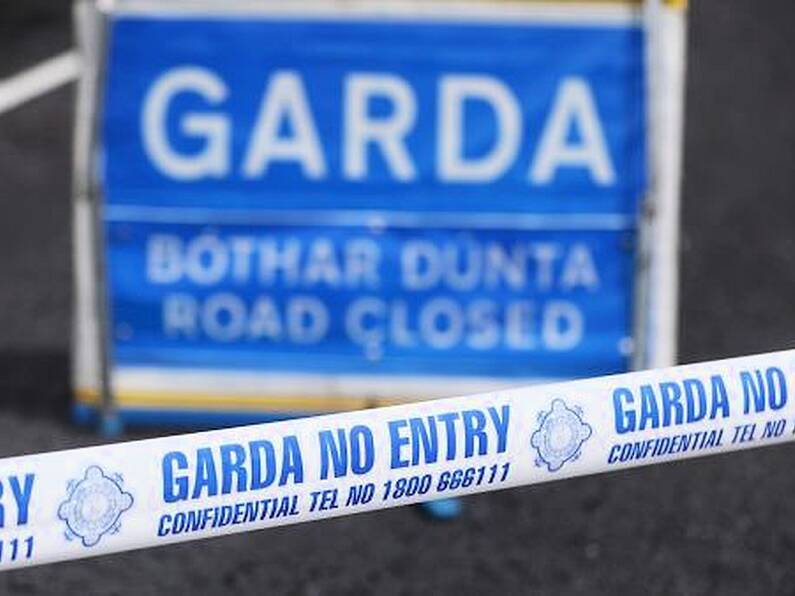 Emergency services at the scene of a road traffic collision in Kilkenny