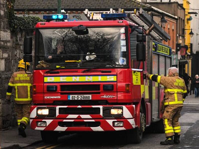 Emergency services deal with car on fire in Co Waterford