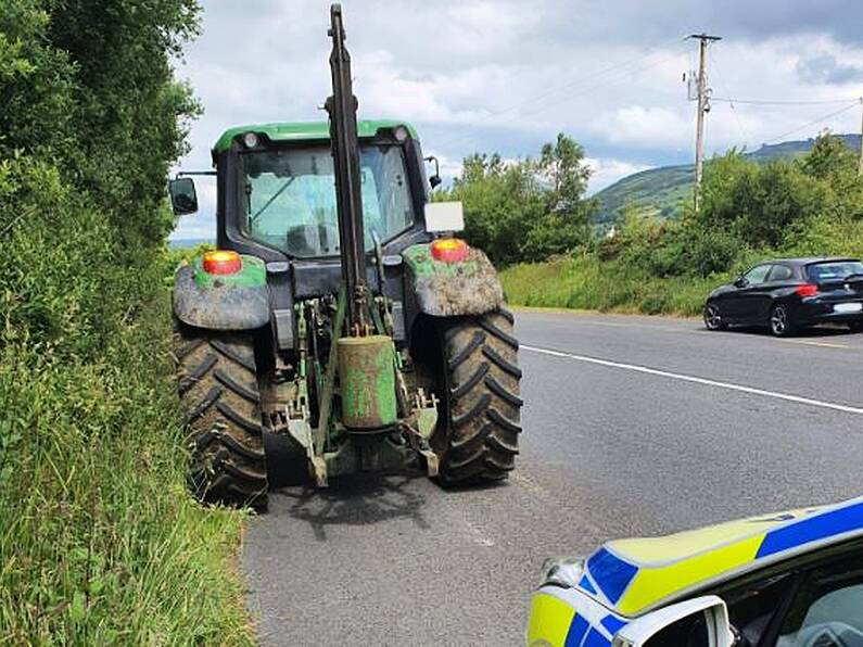 Tractor stopped by Gardaí in Waterford has been without tax since 2012