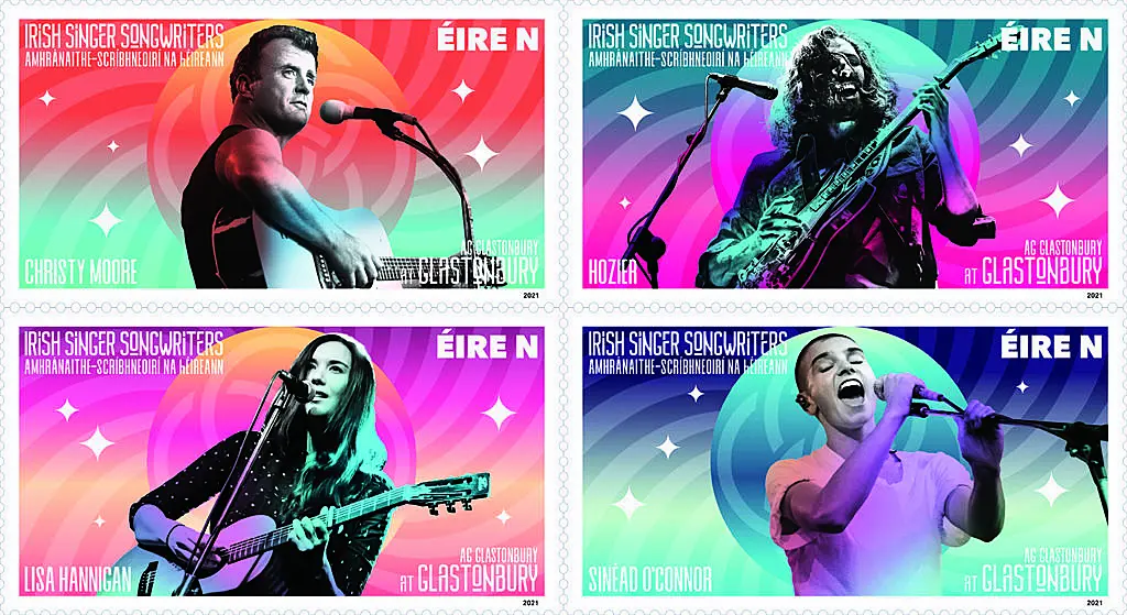 An Post release new stamps celebrating Irish musicians including Hozier and Christy Moore