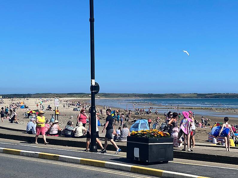 Lifeguards urge beach goers not to swim at Tramore Beach this evening