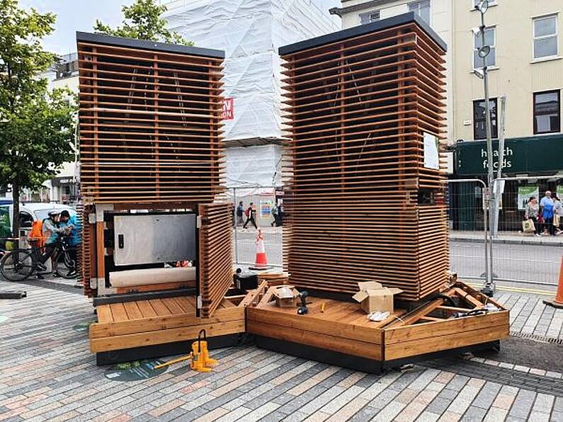 ‘Robot trees’ installed in Irish city centre to improve air quality