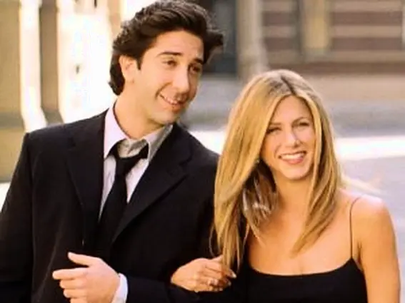 Ross and Rachel from Friends