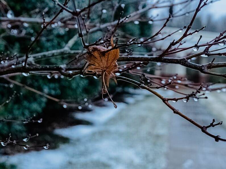 Status Yellow Ice warning issued for entire South East