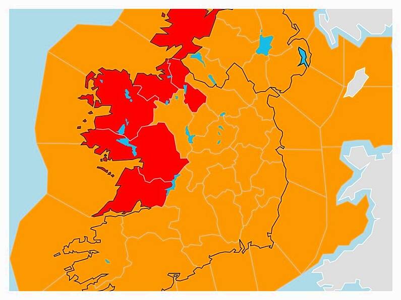 Storm Darragh updated to Red Alert along West Coast