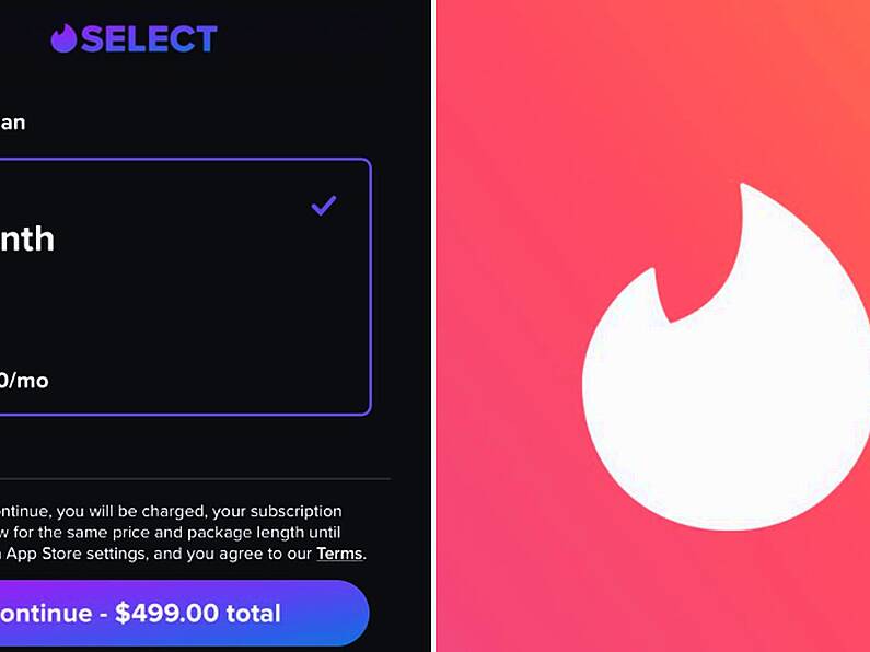 Tinder launches new €456/month subscription plan