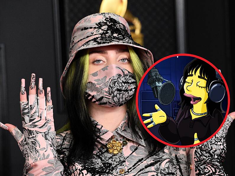 Billie Eilish and The Simpsons crossover is coming!