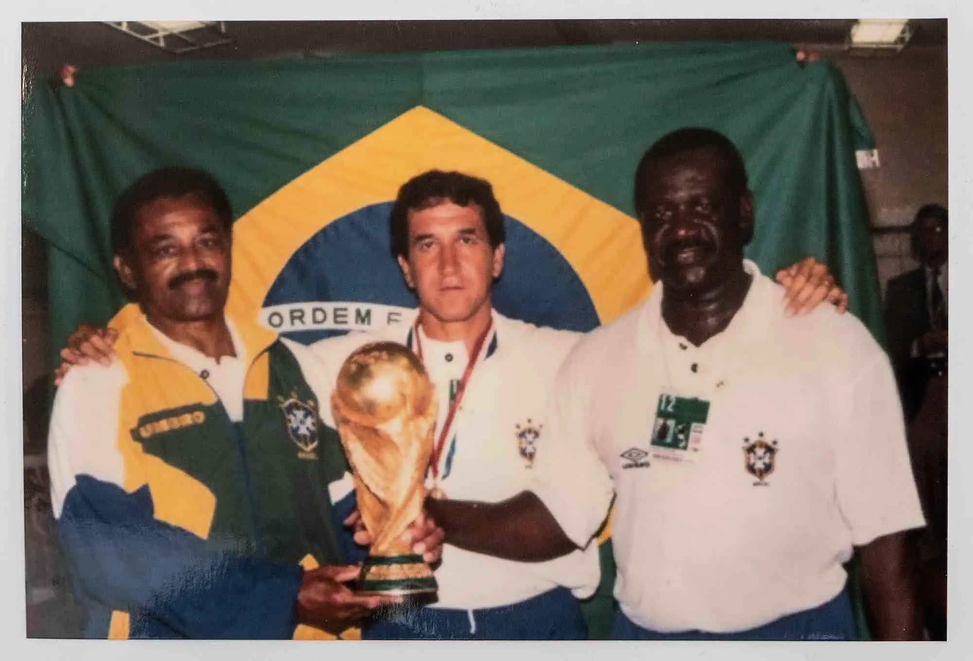 Abilio Jose de Silva with other members of the Brazilian national team