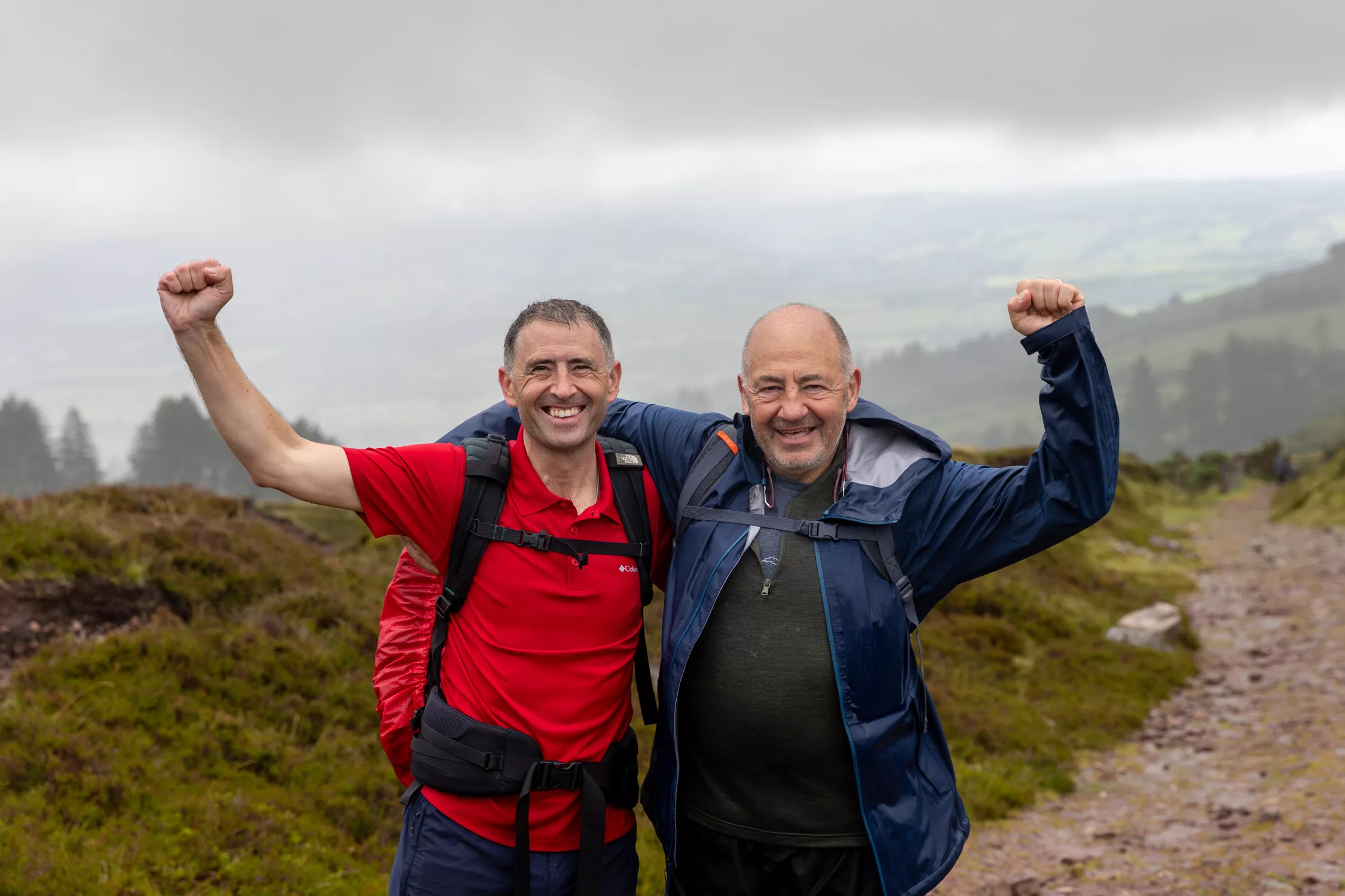 Dr Richard Horgan with his friend and colleague Prof Richard Greene 