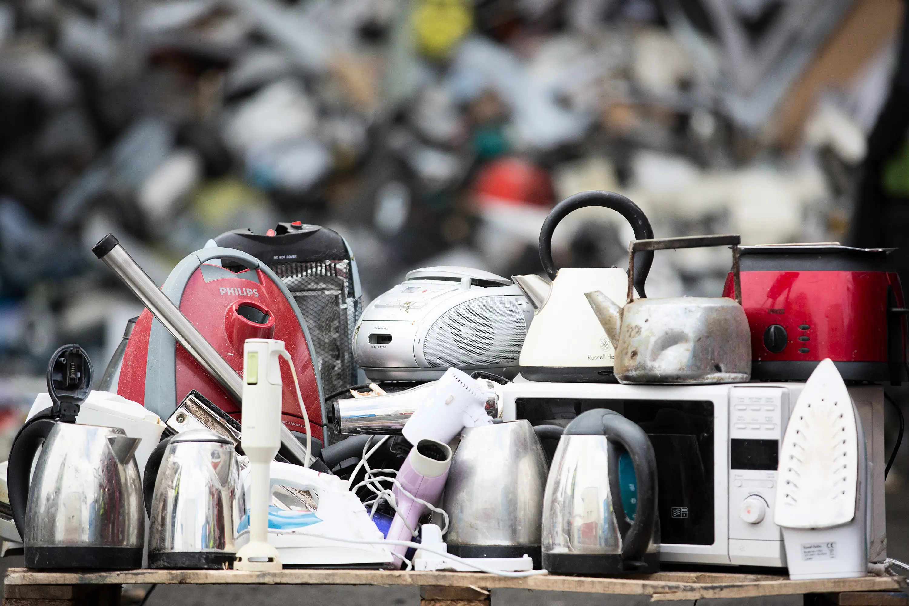 Electronic and electrical appliances for recycling