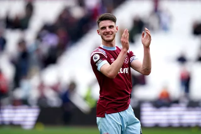 West Ham captain Declan Rice is expected to be the next name to join Arsenal
