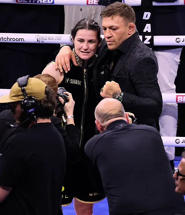 Katie Taylor and Conor McGregor 