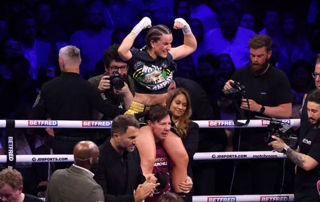 Chantelle Cameron is the undisputed world light-welterweight champion (Damien Eagers/PA)