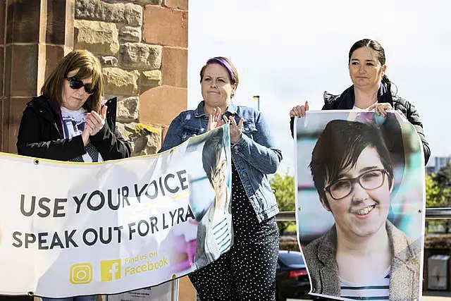 Lyra McKee vigil