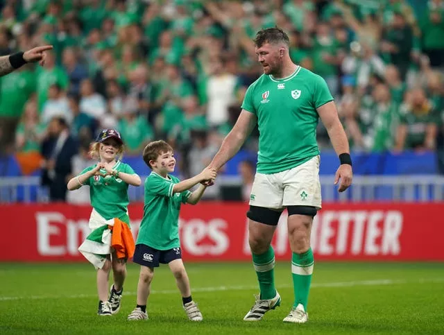 Peter O’Mahony won his 100th Ireland cap during the World Cup